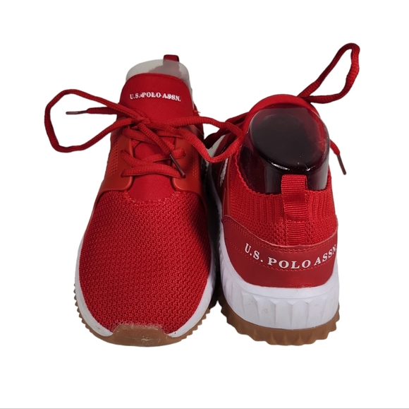 U.S. Polo Assn. Shoes - U.S. Polo Assn Red Sock Tennis Shoe
